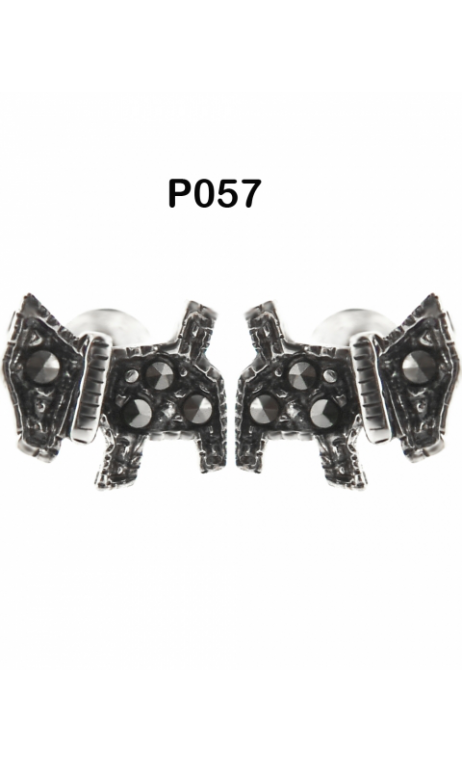 Plata Pendientes