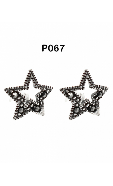 Plata Pendientes