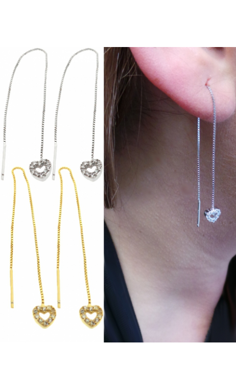 Plata Pendientes