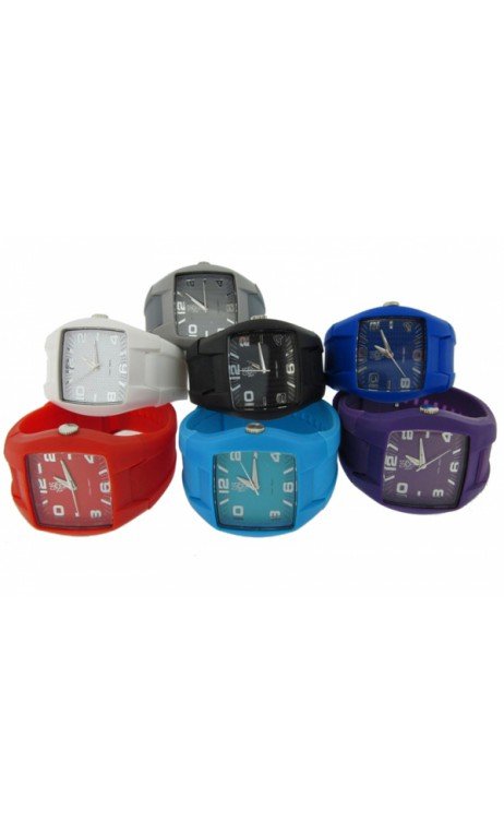 Reloj Unisex Cuadrado Deportivo