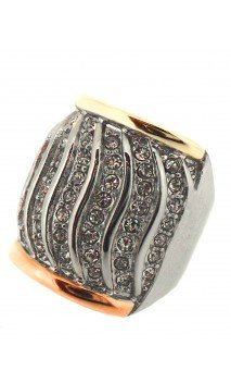 Anillo Acero Tricolor