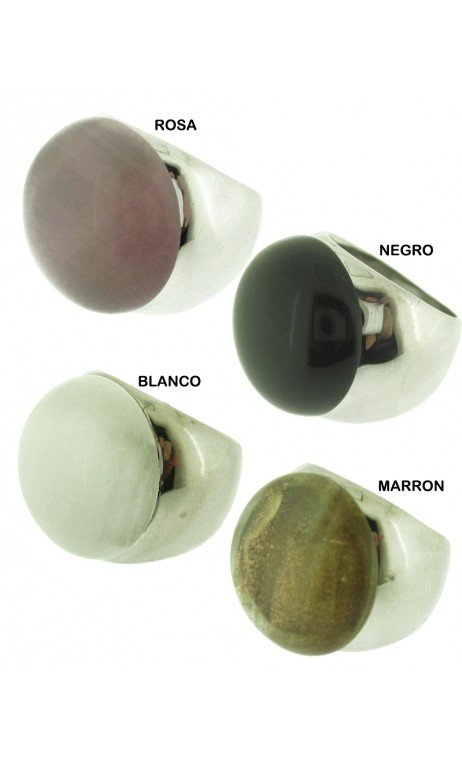 Outlet Anillo Acero Ojo De Tigre