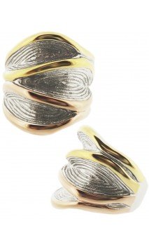 Anillo Acero Tricolor