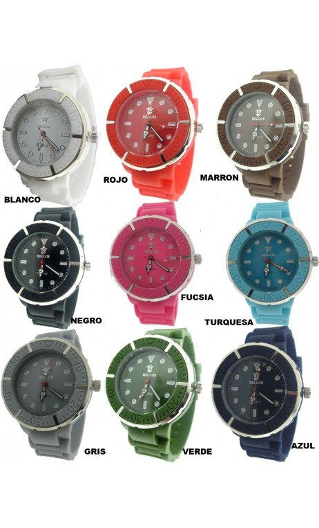 Reloj Antialérgico Silicona Unisex