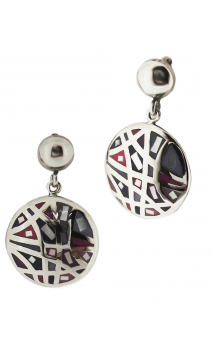 Dlpendientes Rosas En Nácar