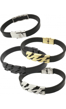 Dlcaballero Pulsera Con Barra Jaspeada