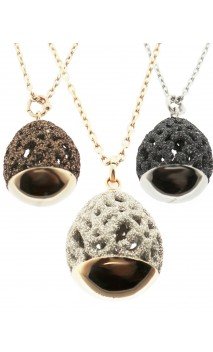 Dlcollar En Bola Con Glitter