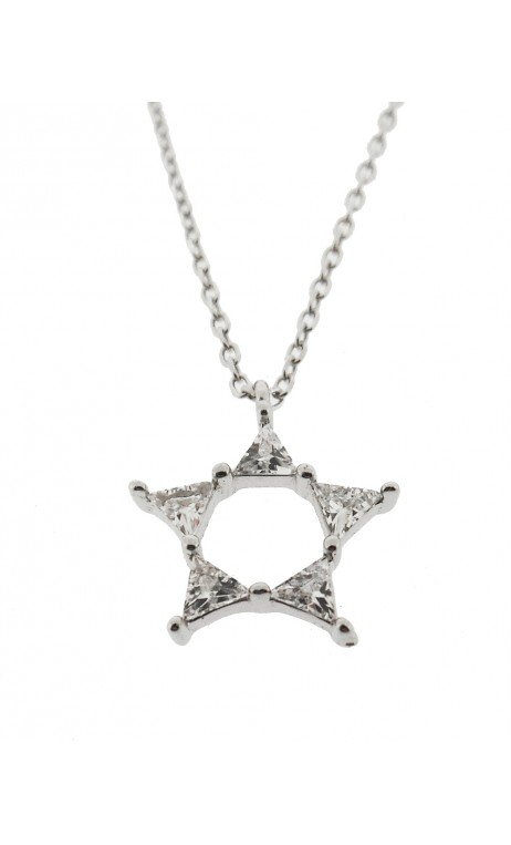 Plata Collar Estrella