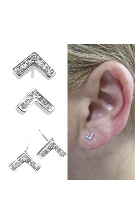 Plata Pendientes