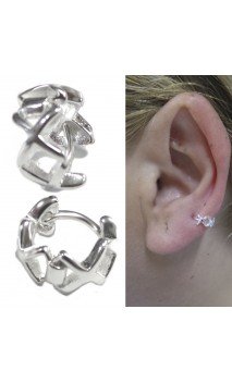 Plata Pendientes